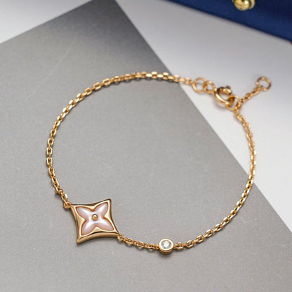 [Aetheris]STAR 1 DIAMOND ROSE GOLD BRACELET