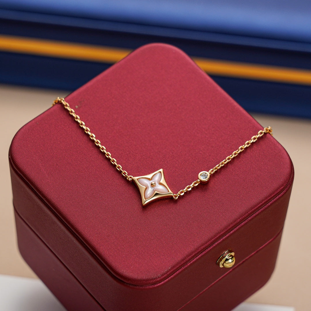 [Aetheris]STAR 1 DIAMOND ROSE GOLD BRACELET