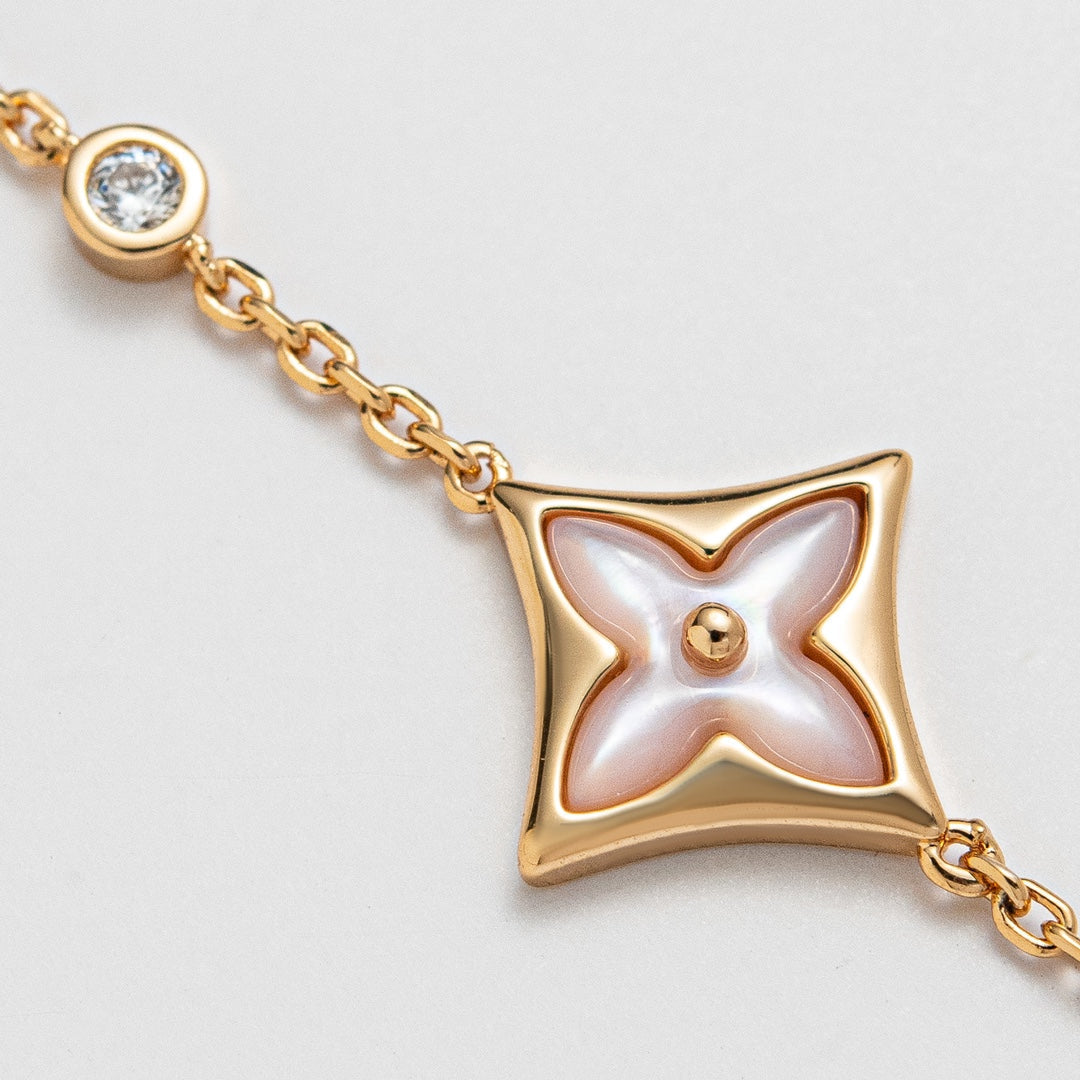 [Aetheris]STAR 1 DIAMOND ROSE GOLD BRACELET