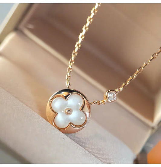 [Aetheris]SUN MOP GOLD 1 DIAMOND NECKLACE
