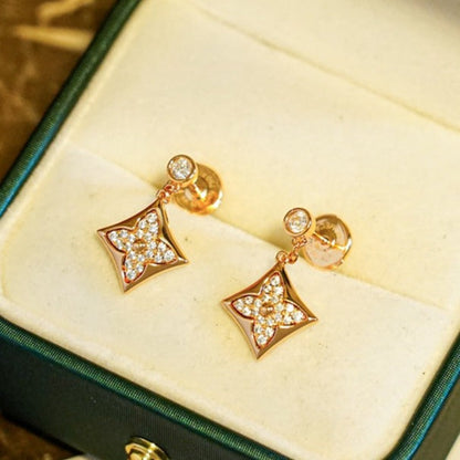 [Aetheris]STAR DIAMONDS EARRINGS GOLD