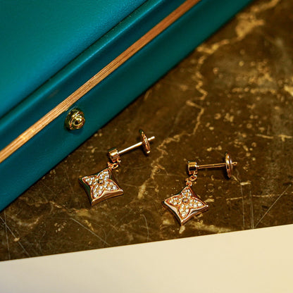 [Aetheris]STAR DIAMONDS EARRINGS GOLD
