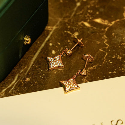 [Aetheris]STAR DIAMONDS EARRINGS GOLD