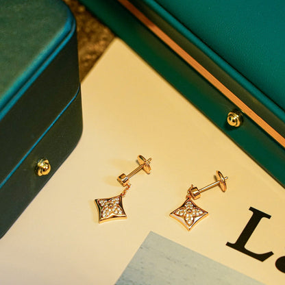 [Aetheris]STAR DIAMONDS EARRINGS GOLD