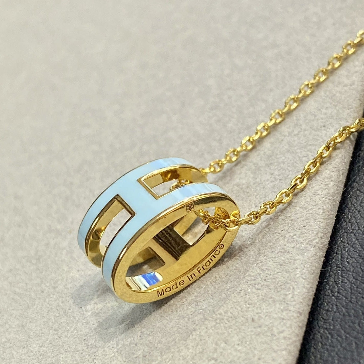 [Aetheris]POP H HELLBLAUE HALSKETTE
