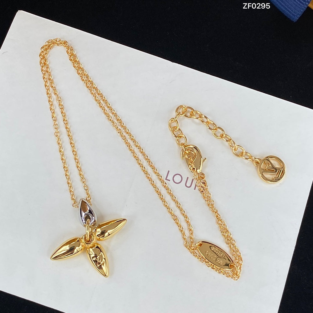 [Aetheris]LOUISETTE PEDANT GOLD NECKLACE