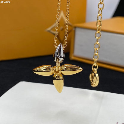 [Aetheris]LOUISETTE PEDANT GOLD NECKLACE
