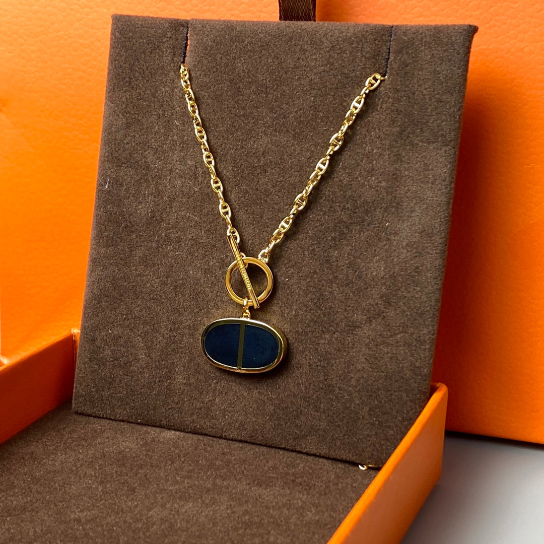 [Aetheris]CHAINE VERSO BLACK CERAMIC NECKLACE