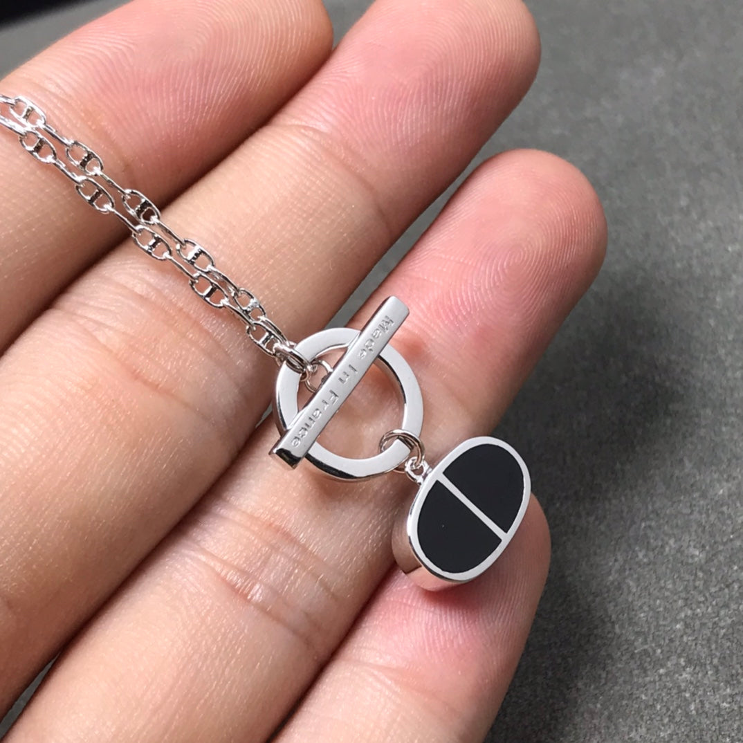 [Aetheris]CHAINE VERSO BLACK CERAMIC  NECKLACE