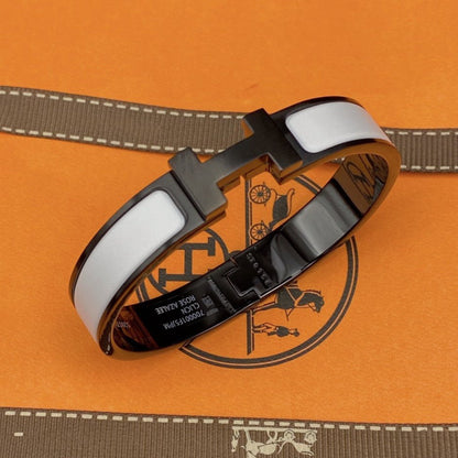 [Aetheris]H BRACELET 12MM BLACK WHITE CERAMIC