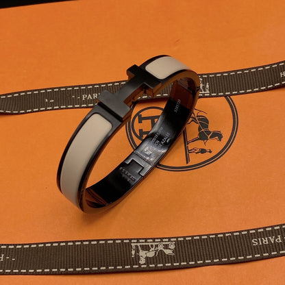 [Aetheris]H BRACELET 12MM BLACK BEIGE CERAMIC