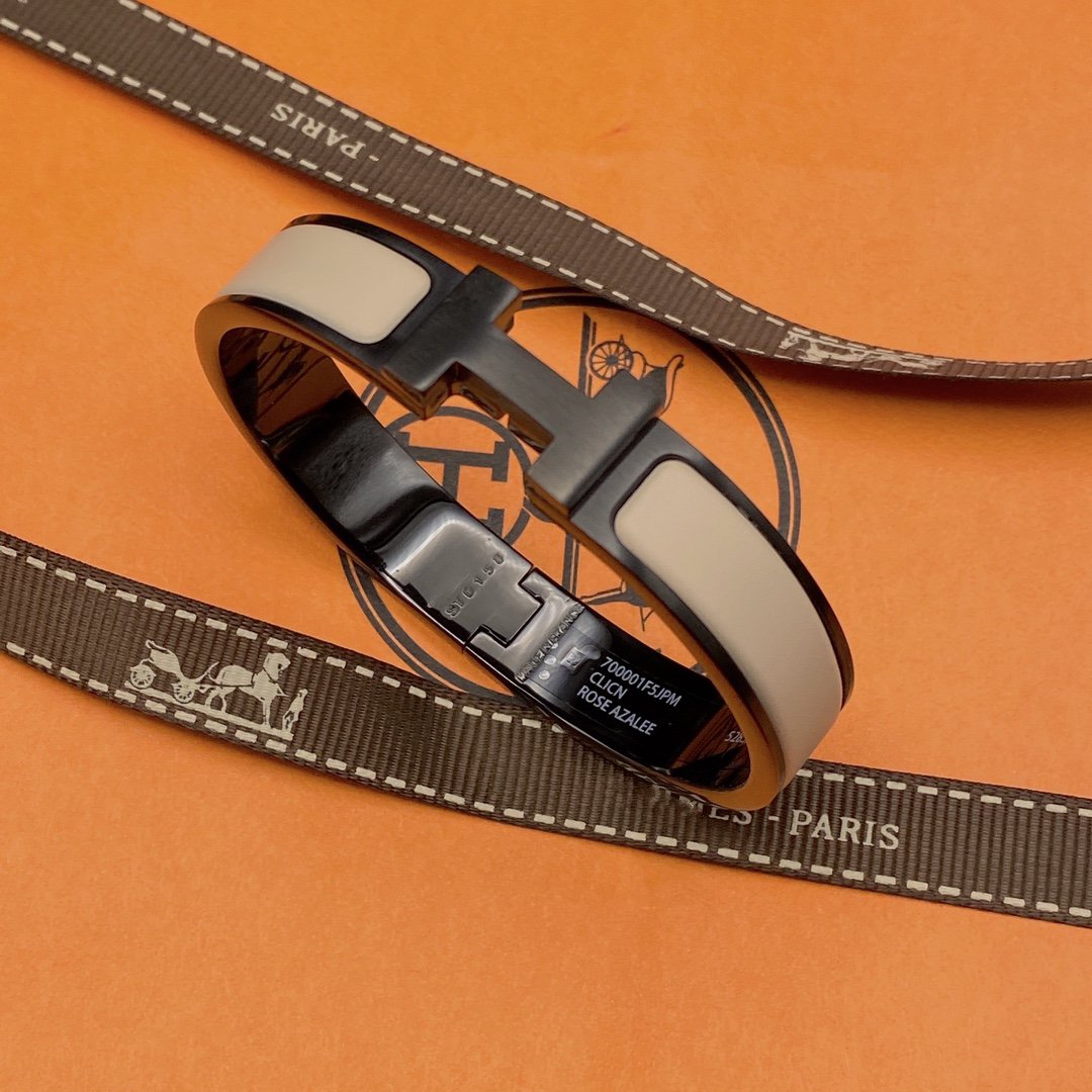 [Aetheris]H BRACELET 12MM BLACK BEIGE CERAMIC