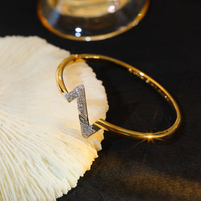 [Aetheris]VOLTE UPSITE DOWN GOLD DIAMOND BRACELET