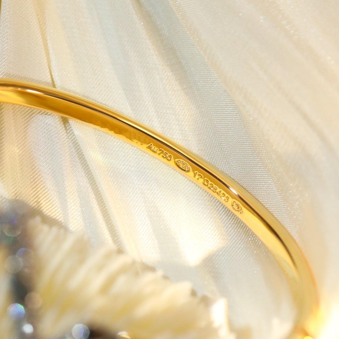 [Aetheris]VOLTE UPSITE DOWN GOLD DIAMOND BRACELET