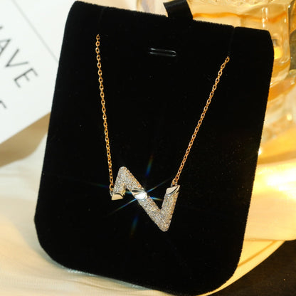 [Aetheris]VOLT SILVER DIAMOND PEDANT NECKLACE
