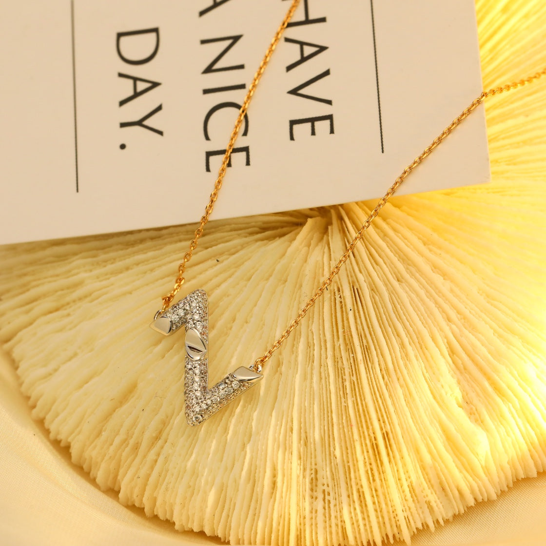 [Aetheris]VOLT SILVER DIAMOND PEDANT NECKLACE
