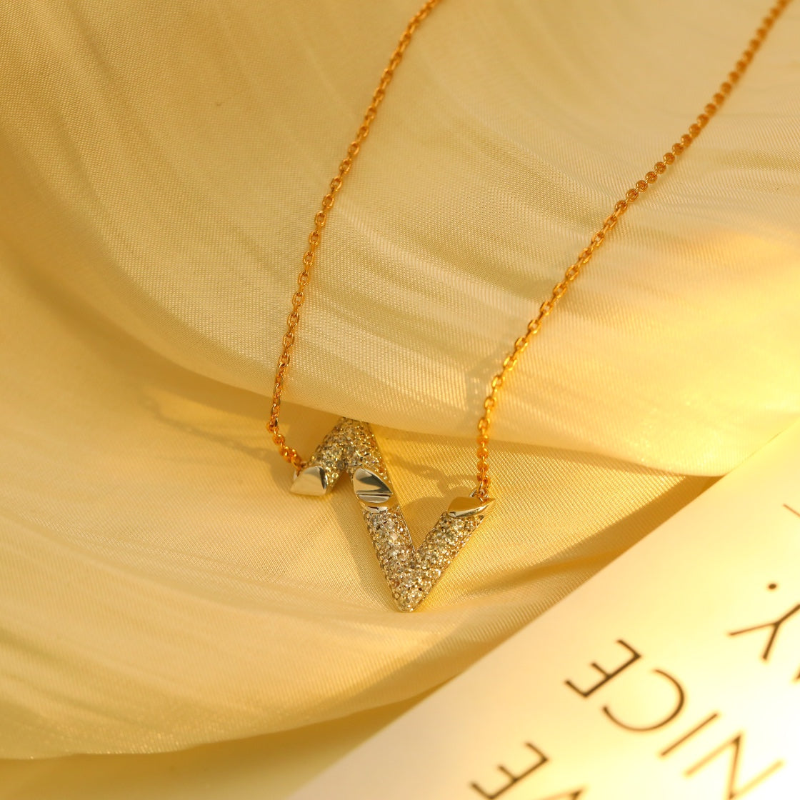 [Aetheris]VOLT SILVER DIAMOND PEDANT NECKLACE