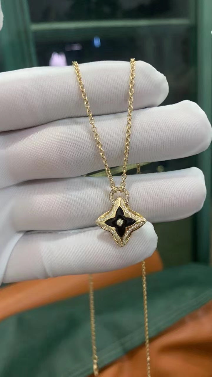[Aetheris]STERNENANHÄNGER ROSÉGOLD DIAMANT HALSKETTE