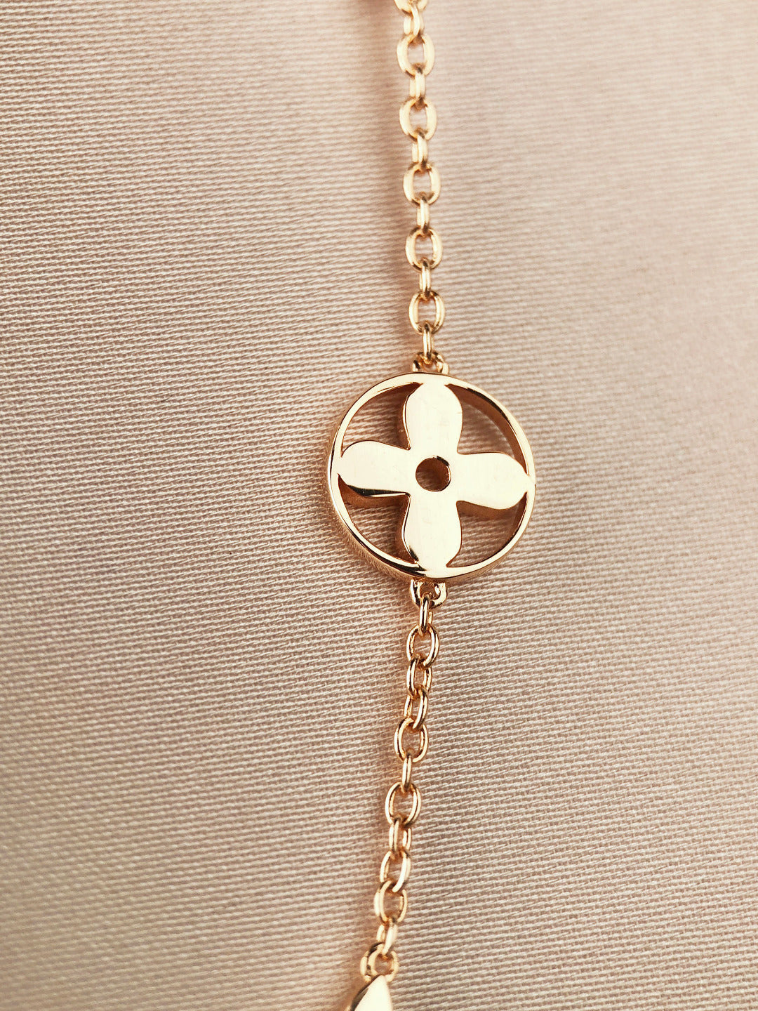 [Aetheris]STAR AND SUN 7 MOTIFS GOLD BRACELET