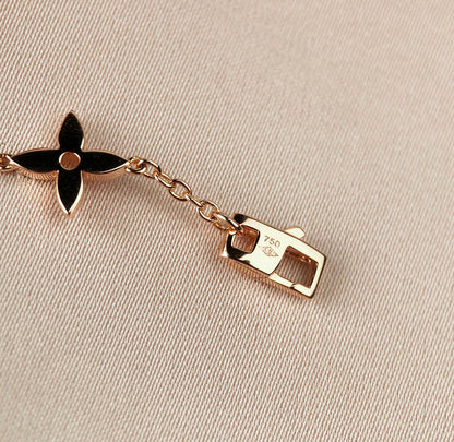 [Aetheris]STAR AND SUN 7 MOTIFS GOLD BRACELET