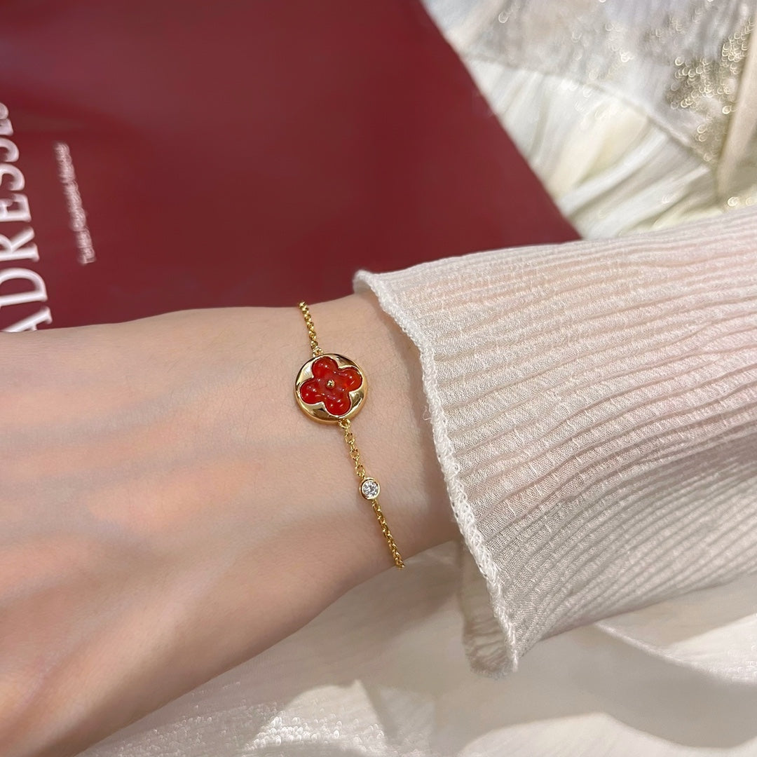 [Aetheris]SUN PEDANT CARNELIAN BRACELET