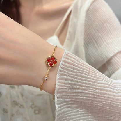 [Aetheris]SUN PEDANT CARNELIAN BRACELET