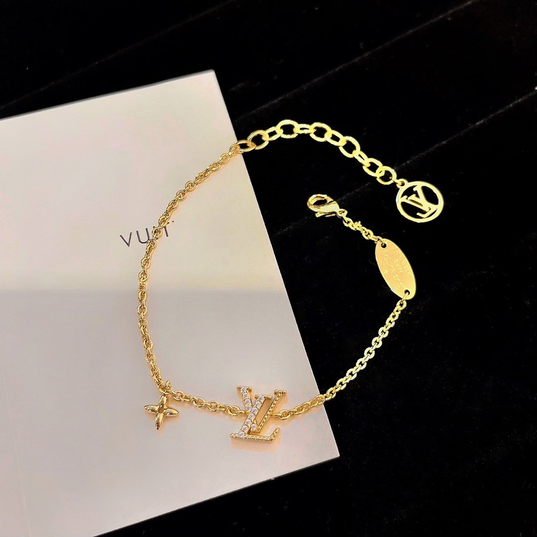 [Aetheris]LOGO STAR MOTIF GOLD BRACELET