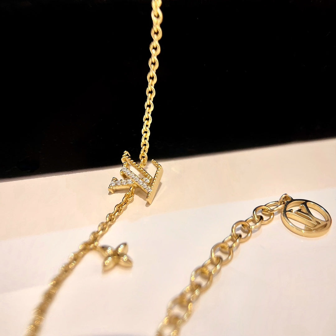 [Aetheris]LOGO STAR MOTIF GOLD BRACELET