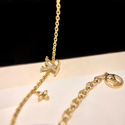 [Aetheris]LOGO STAR MOTIF GOLD BRACELET
