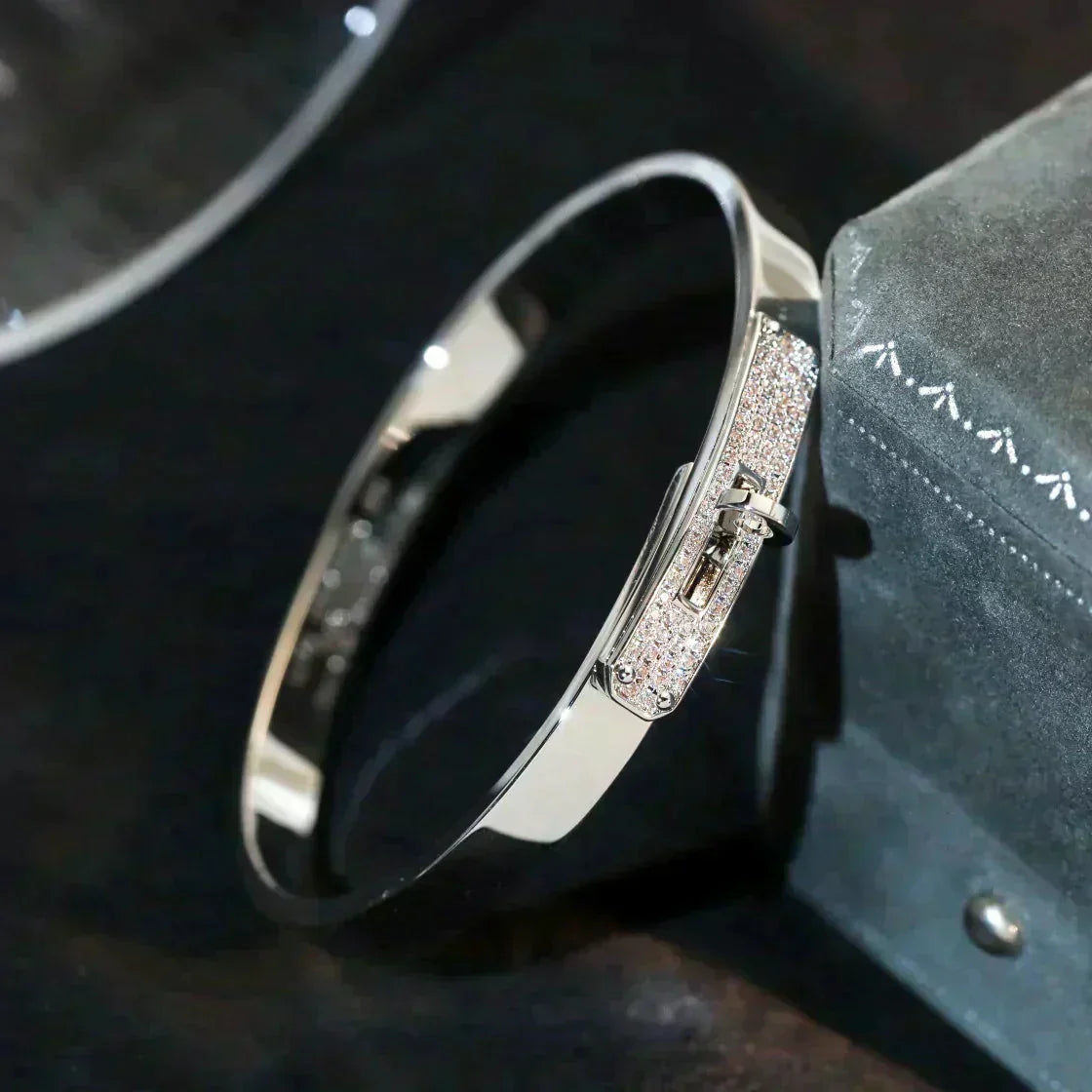 [Aetheris]KELLY SILVER DIAMOND BRACELET