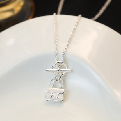[Aetheris]POP H PEDANT SILVER NECKLACE