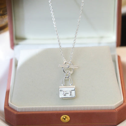 [Aetheris]POP H PEDANT SILVER NECKLACE