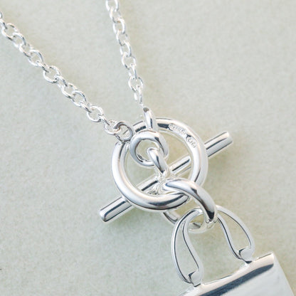 [Aetheris]POP H PEDANT SILVER NECKLACE