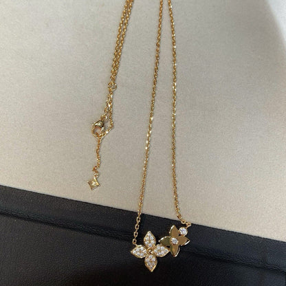 [Aetheris]STAR BLOSSOM NECKLACE ROSE GOLD DIAMONDS