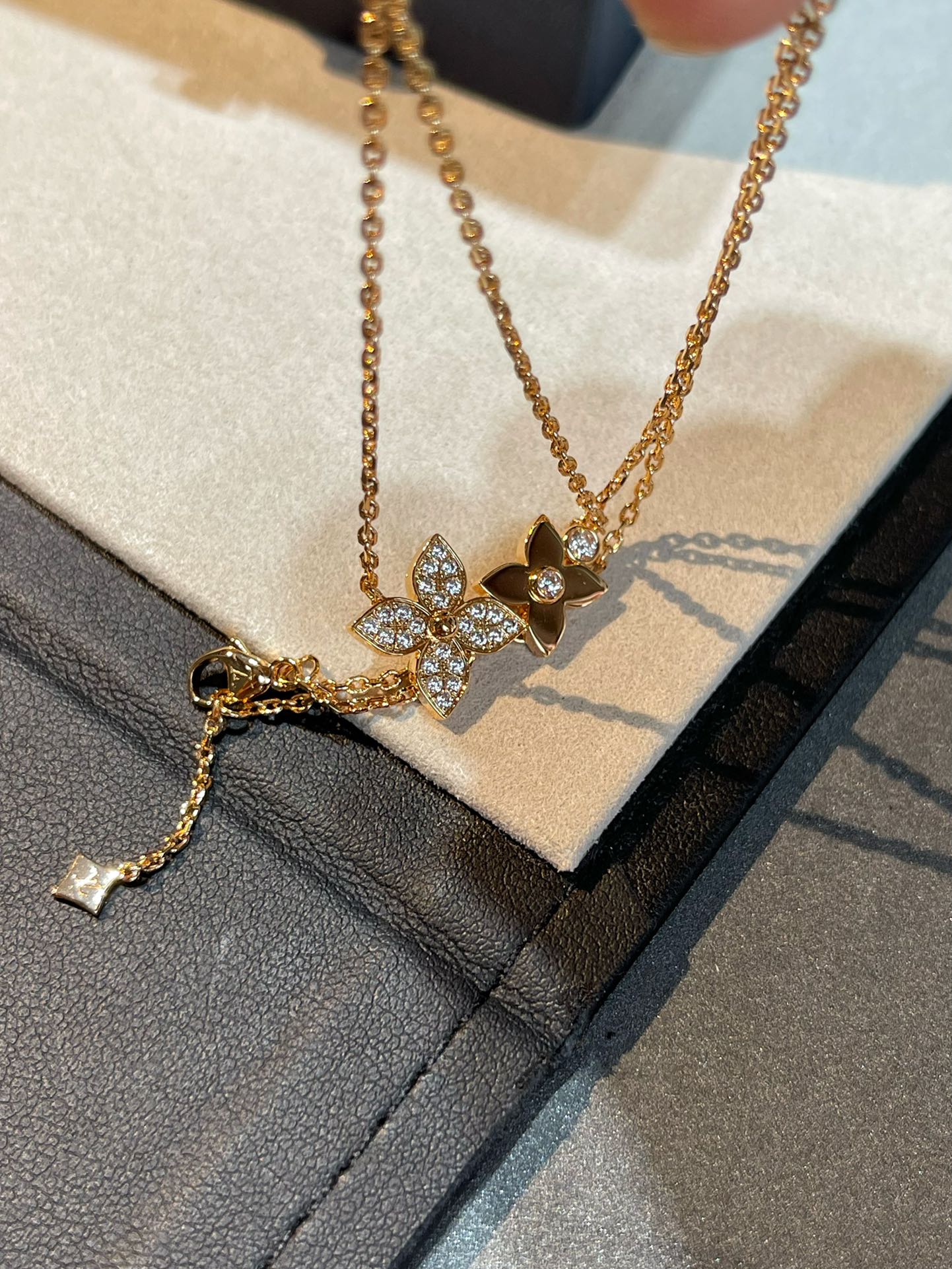 [Aetheris]STAR BLOSSOM NECKLACE ROSE GOLD DIAMONDS
