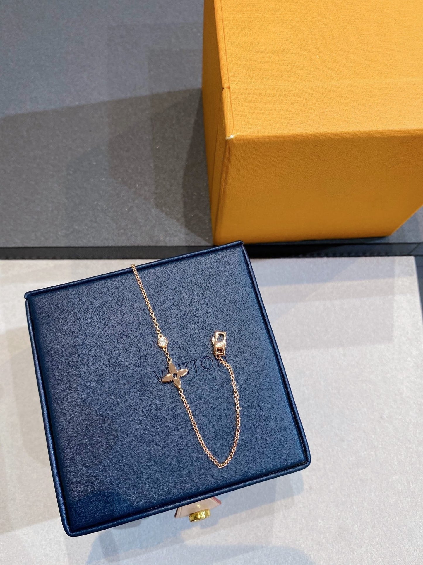[Aetheris]STAR DIAMOND ROSE GOLD BRACELET
