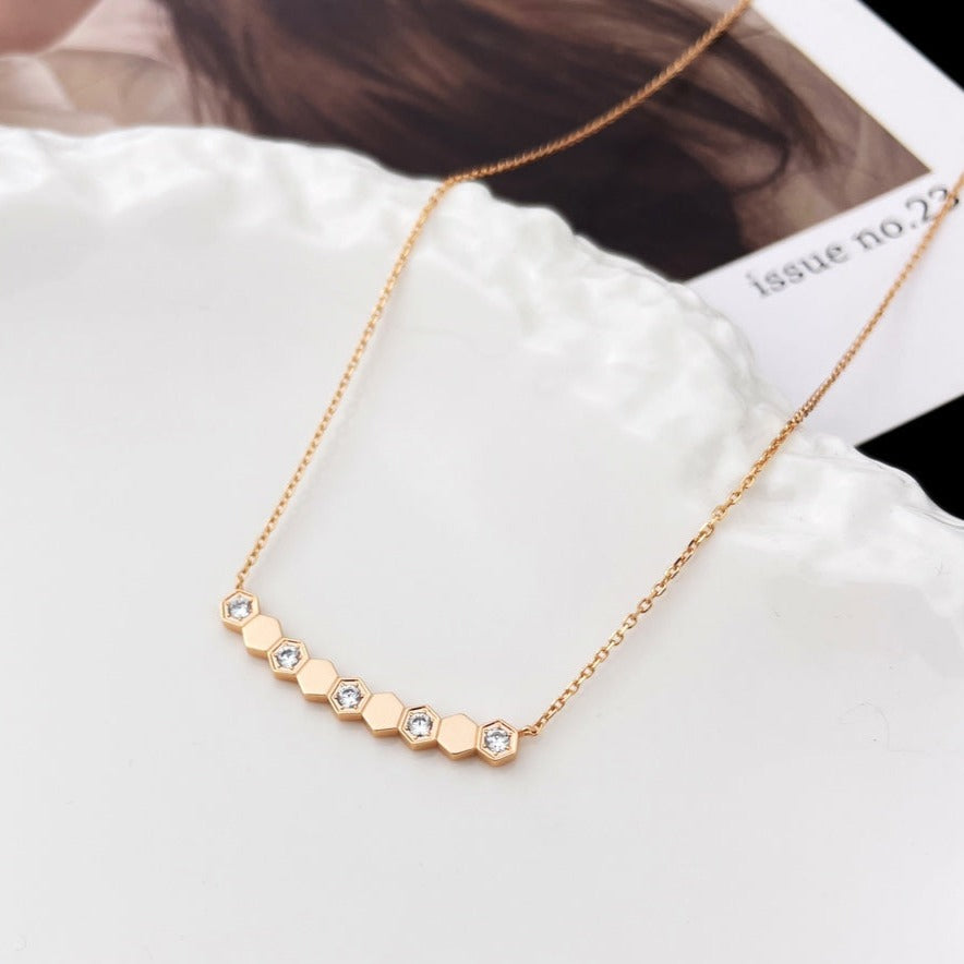 [Aetheris]BEE MY LOVE DIAMOND NECKLACE
