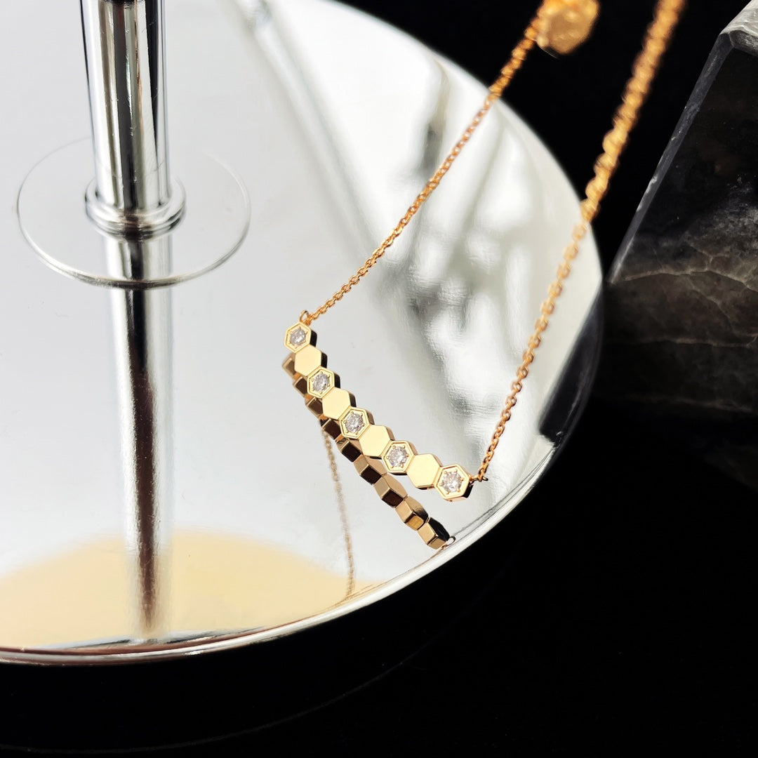 [Aetheris]BEE MY LOVE DIAMOND NECKLACE