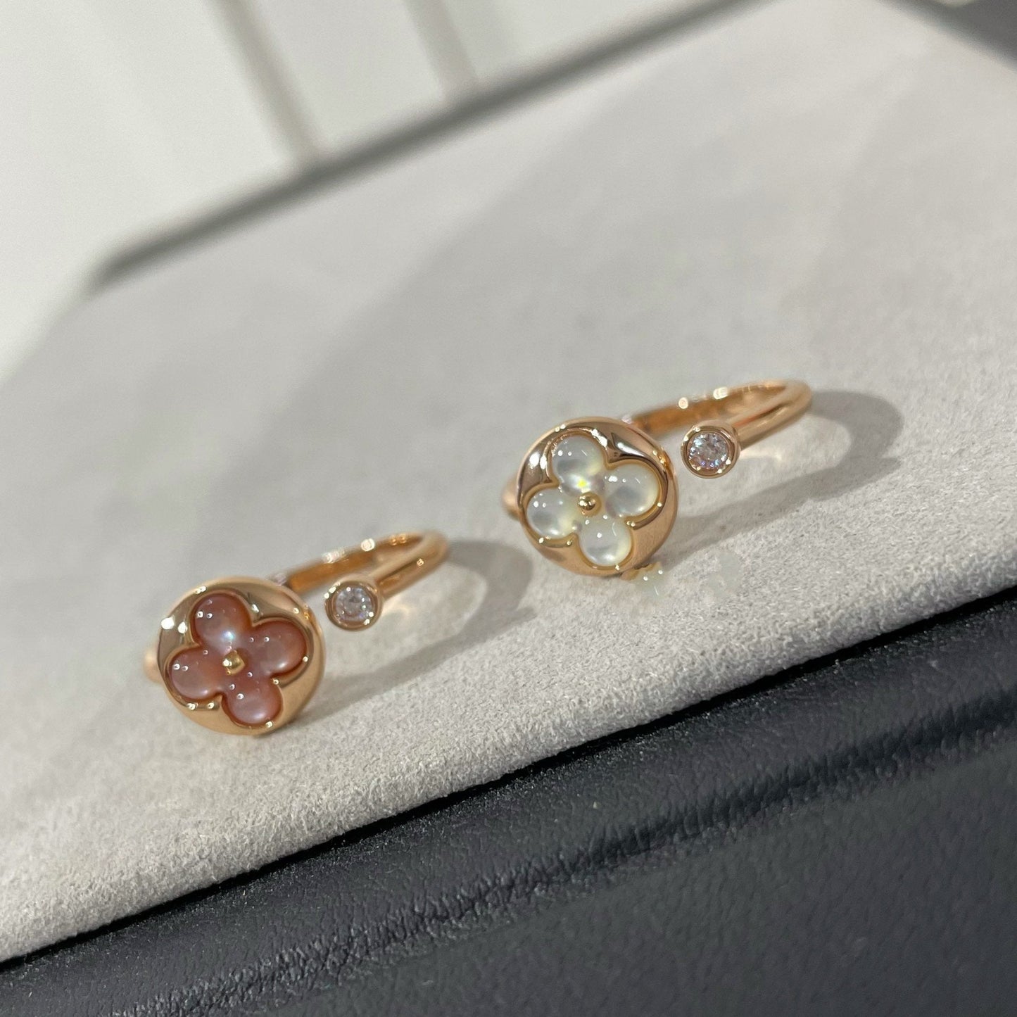 [Aetheris]SUN 1 DIAMANT PINK MOP RING