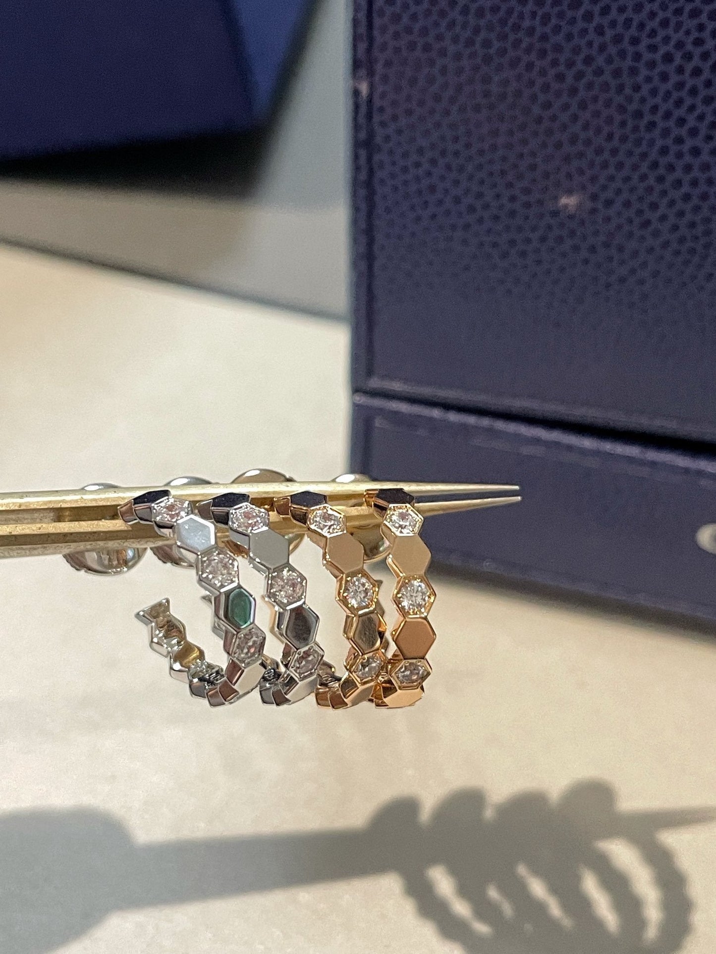 [Aetheris]Hollow Design Four-Leaf Clover Flower Shape Ring