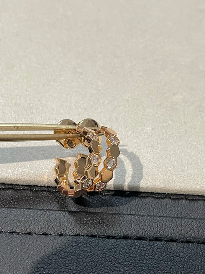 [Aetheris]Hollow Design Four-Leaf Clover Flower Shape Ring