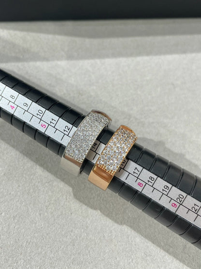 [Aetheris]LIENS EVIDENCE DIAMANT BESETZTER RING