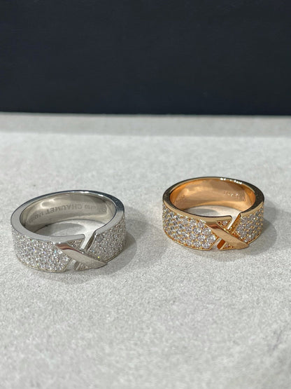 [Aetheris]LIENS EVIDENCE DIAMANT BESETZTER RING