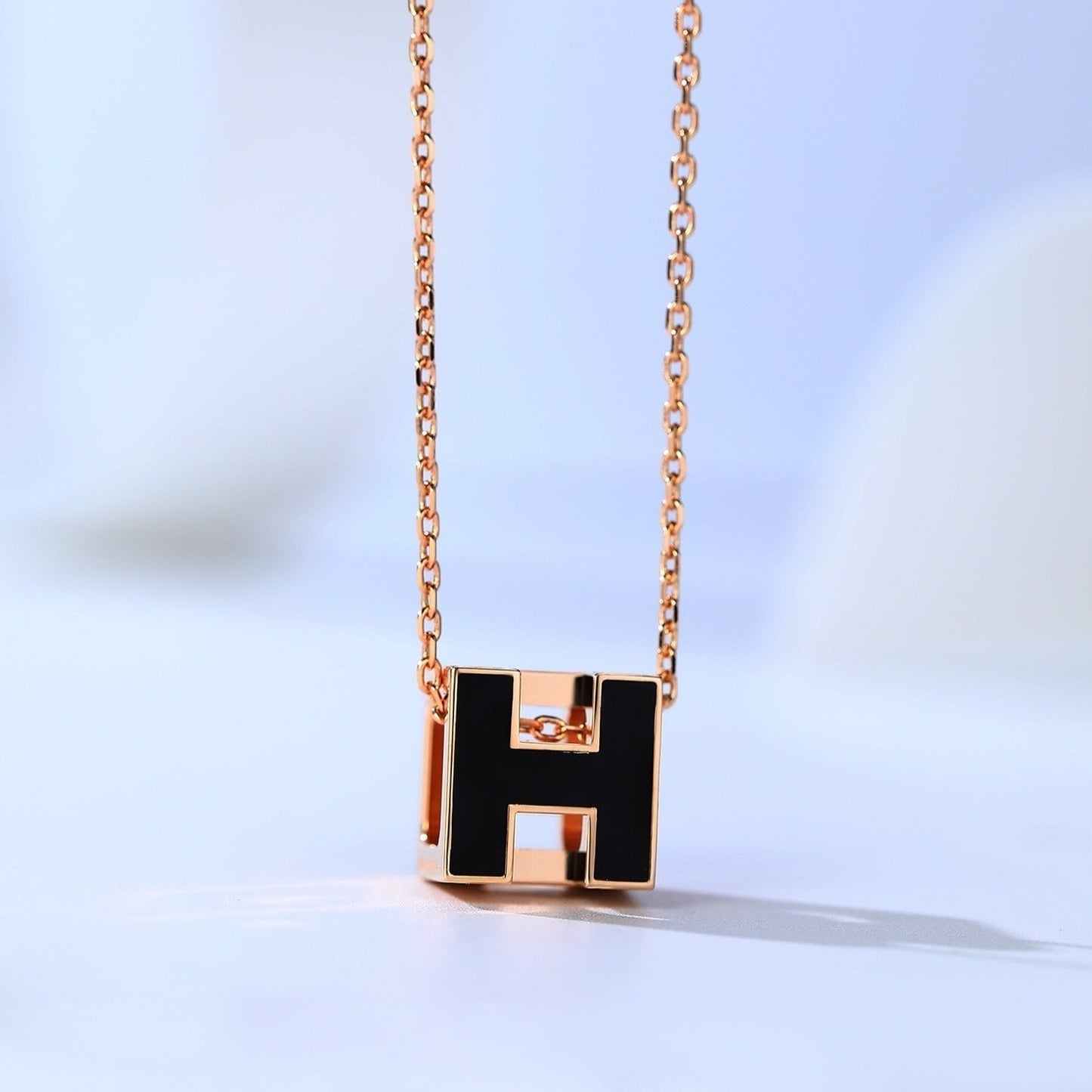 [Aetheris]H CAGE ROSE GOLD NECKLACE