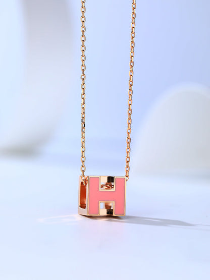 [Aetheris]H CAGE ROSE GOLD NECKLACE
