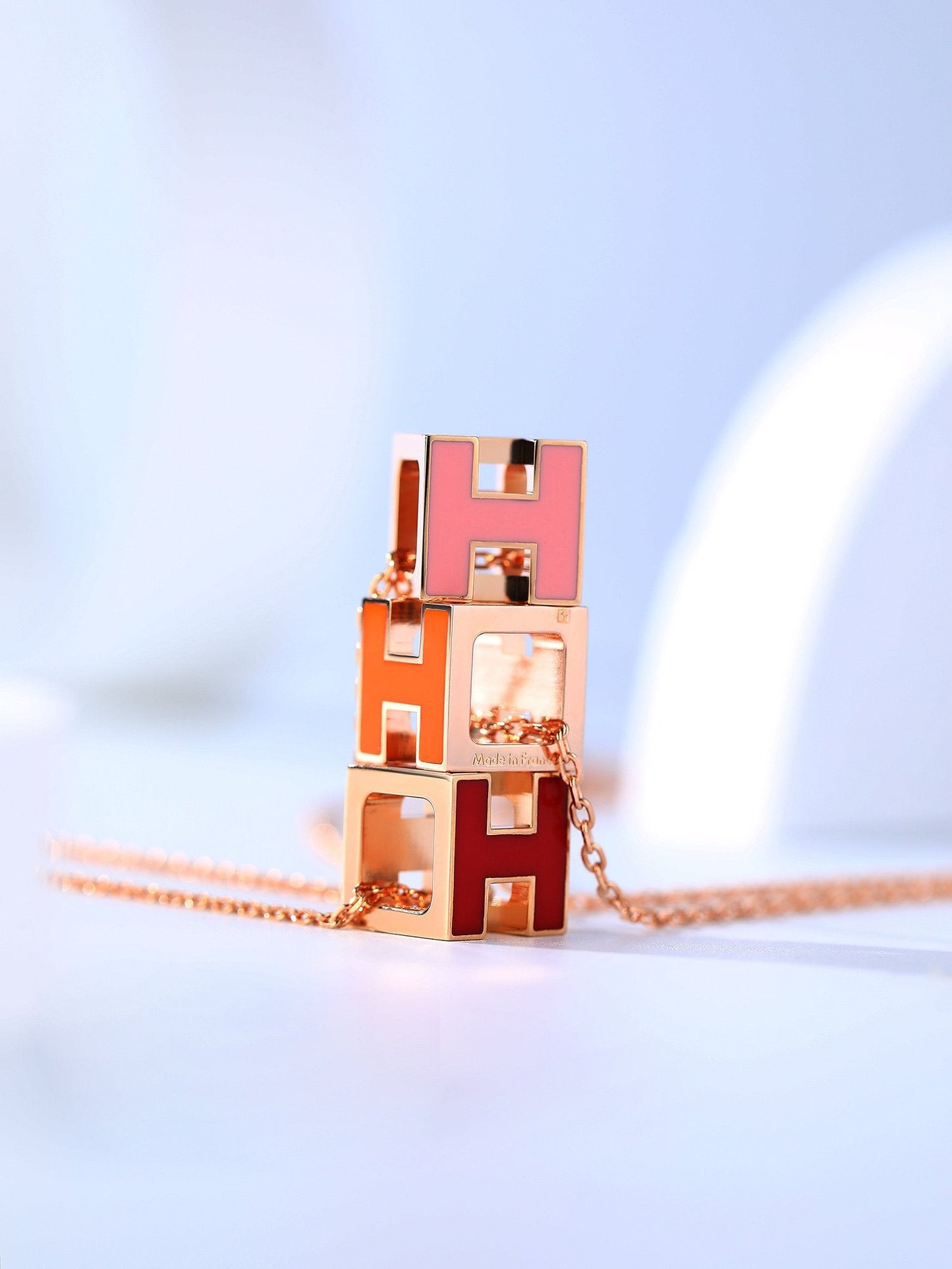 [Aetheris]H CAGE ROSE GOLD NECKLACE