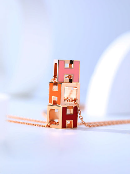 [Aetheris]H CAGE ROSE GOLD NECKLACE