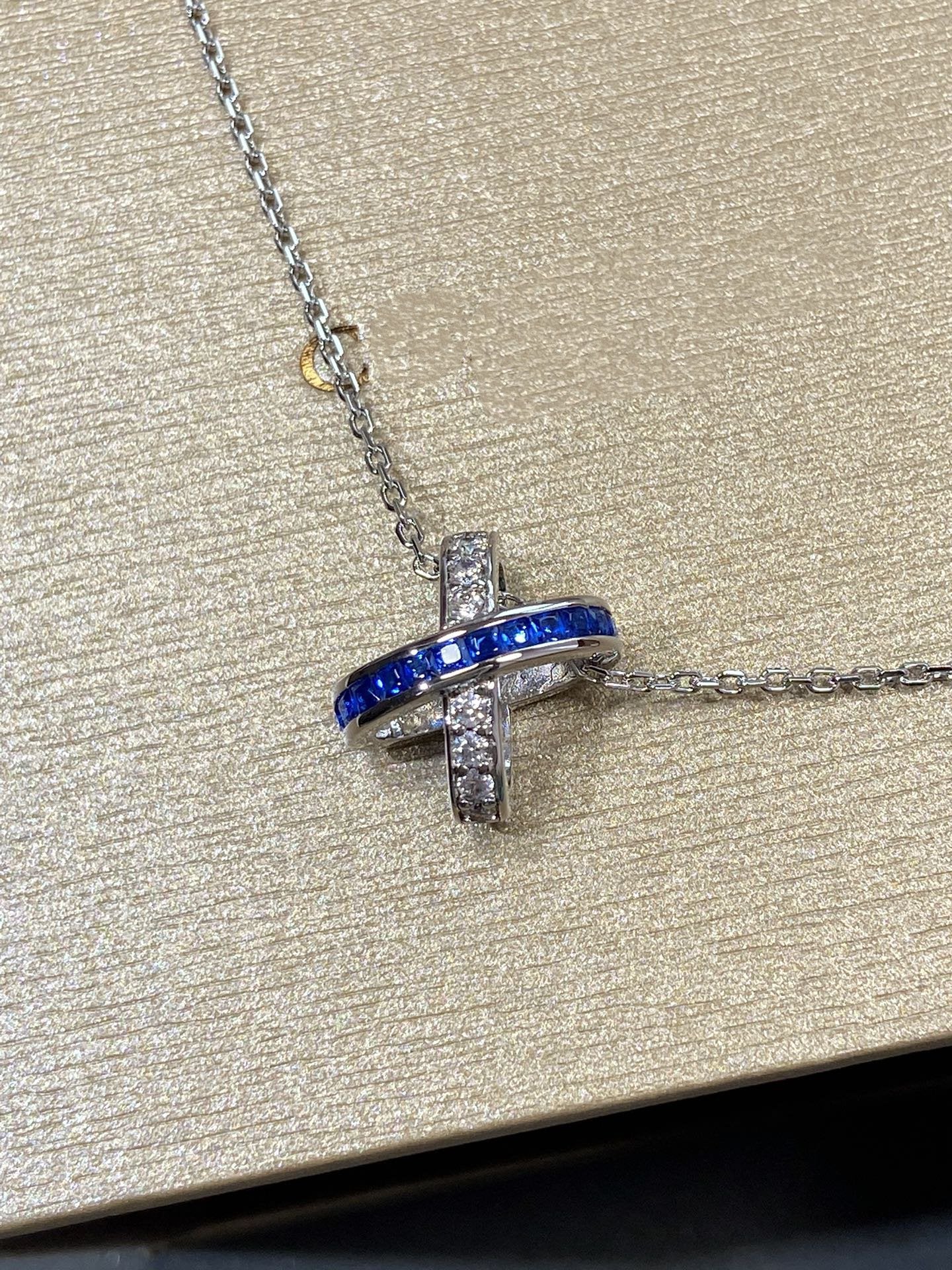 [Aetheris]LIENS DIAMOND SILVER NECKLACE