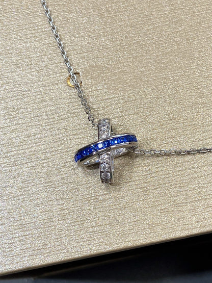 [Aetheris]LIENS DIAMOND SILVER NECKLACE
