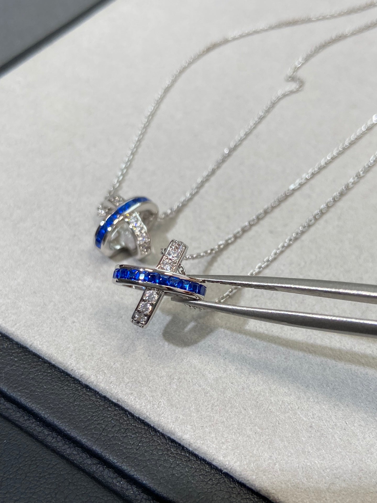 [Aetheris]LIENS DIAMOND SILVER NECKLACE